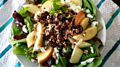 Salad with Leek and Apples