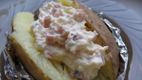 Appetizer with Ham and Potatoes